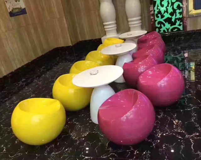 玻璃鋼蘋果凳