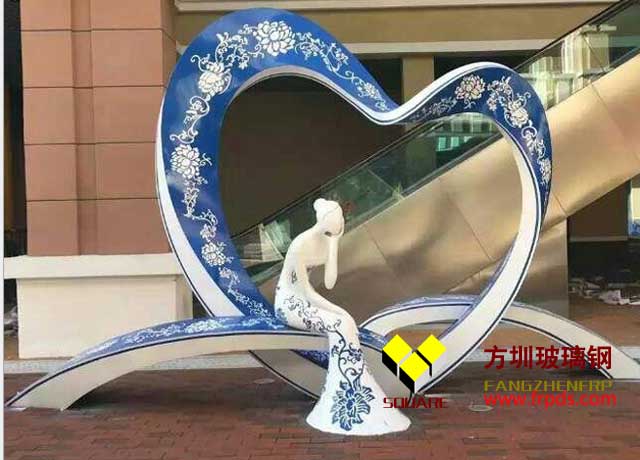 玻璃鋼城市廣場景觀雕塑