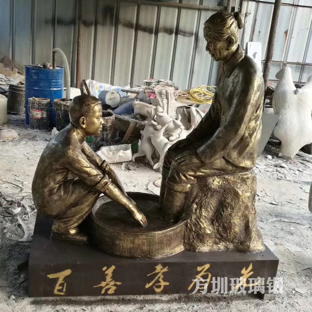 民俗民風雕塑，玻璃鋼民俗雕塑