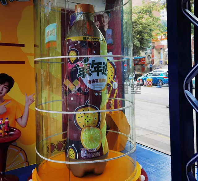 玻璃鋼美年達飲料瓶擺件模型