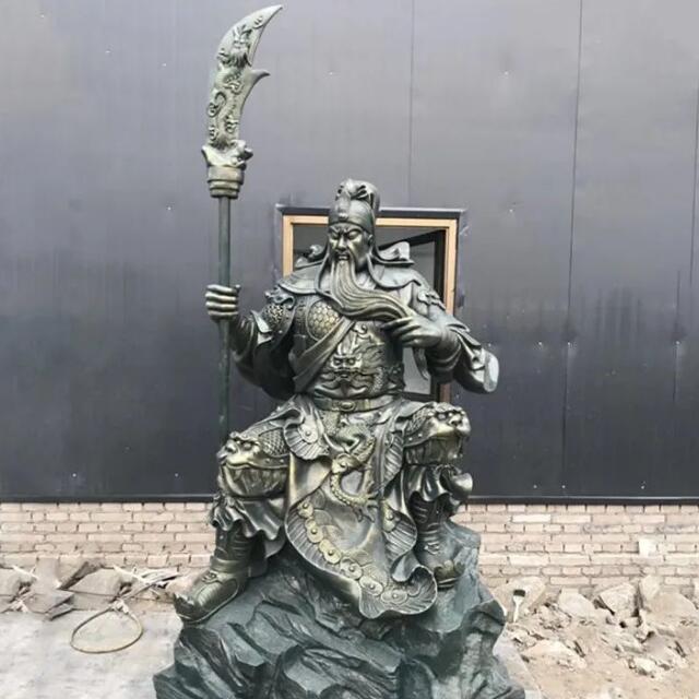 玻璃鋼關羽關公雕像