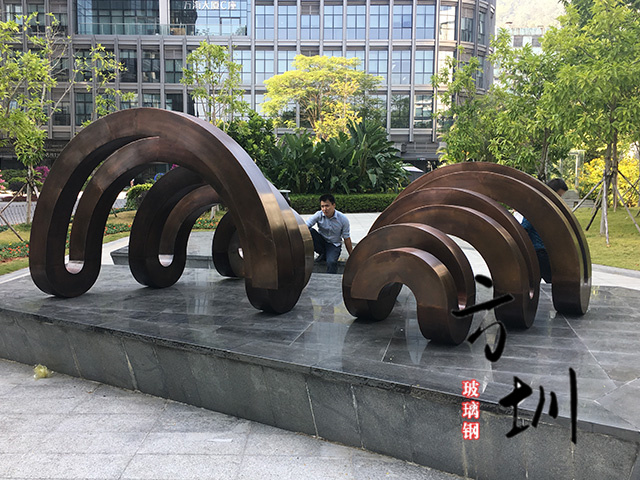 花園廣場創意銅藝景觀雕塑