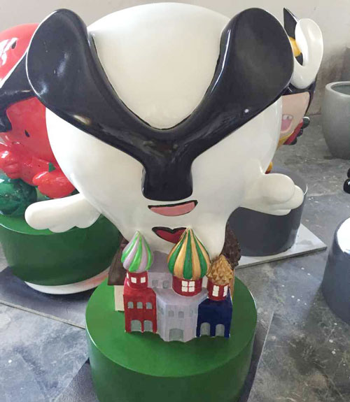 玻璃鋼卡通小區雕塑