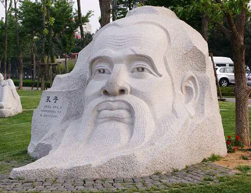 學校玻璃鋼孔子雕塑